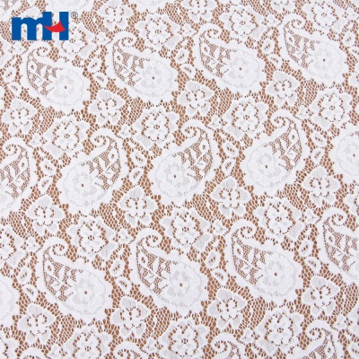 Paisley Spandex Lace Fabric